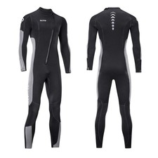 Men and Women Wetsuit 3mm Neoprene Diving Wet Suit with Front Zipper for Scub...
