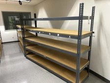 Shelf Unit 96 X24 X72 High 5 Levels Plywood Platform Shelving
