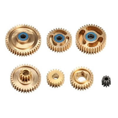 Quality Gearbox Gears Set Replacement for Tamiya Tractor Trailer 1/14 RC Car