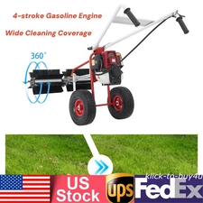 Lawn Brush Sweeper, Lawn Sweeper, Hand Push Sweeper