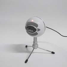 Blue Snowball ICE USB Retro Mic for Recording  Streaming on PC  Mac - White
