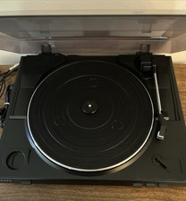 Sony Stereo Turntable System USB Record Player PS-LX300USB Black Tested Works