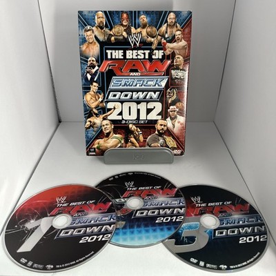 WWE The Best Of Raw And Smack Down 2012 3-Disc Set DVD John Cena Dwayne Johnson