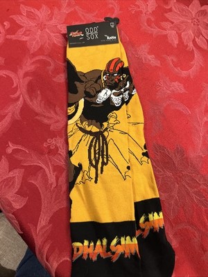 Dhalsim ODD SOX Street Fighter Crew Length Socks Capcom Dhalsim New 8-12