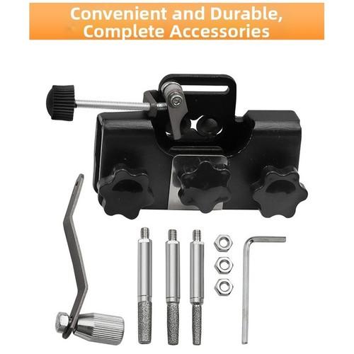 Portable Hand Chain Grinder With 3 HSS Grinding Heads For Chainsaw Sharpening - Zdjęcie 10 z 24