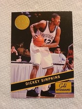 1994 Signature Rookie Dickey Simpkins #18 Gold Standard Chicago Bulls Basketball