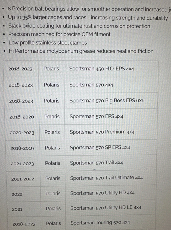 Polaris Axle - Image 2 of 2