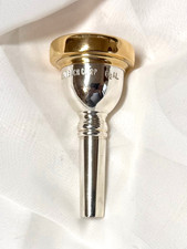 BACH 6 1/2AL 65-69 POST MT VERNON tenor trombone mthp small shank GOLD RIM/CUP
