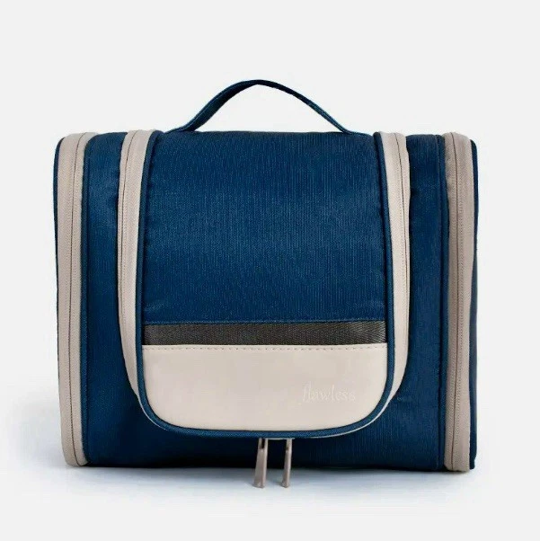 Bolsa de aseo de viaje para hombres mujeres impermeable organizador de maquillaje colgante Foto 2 de 4