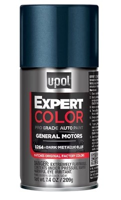 U-POL Expert Spray Paint for GM Dark Metallic Blue 8264 , upgm704 7.4 Oz