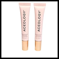 2 x ACEOLOGY Passionfruit Refining Lip Scrub Exfoliating Cruelty Free 0.5oz