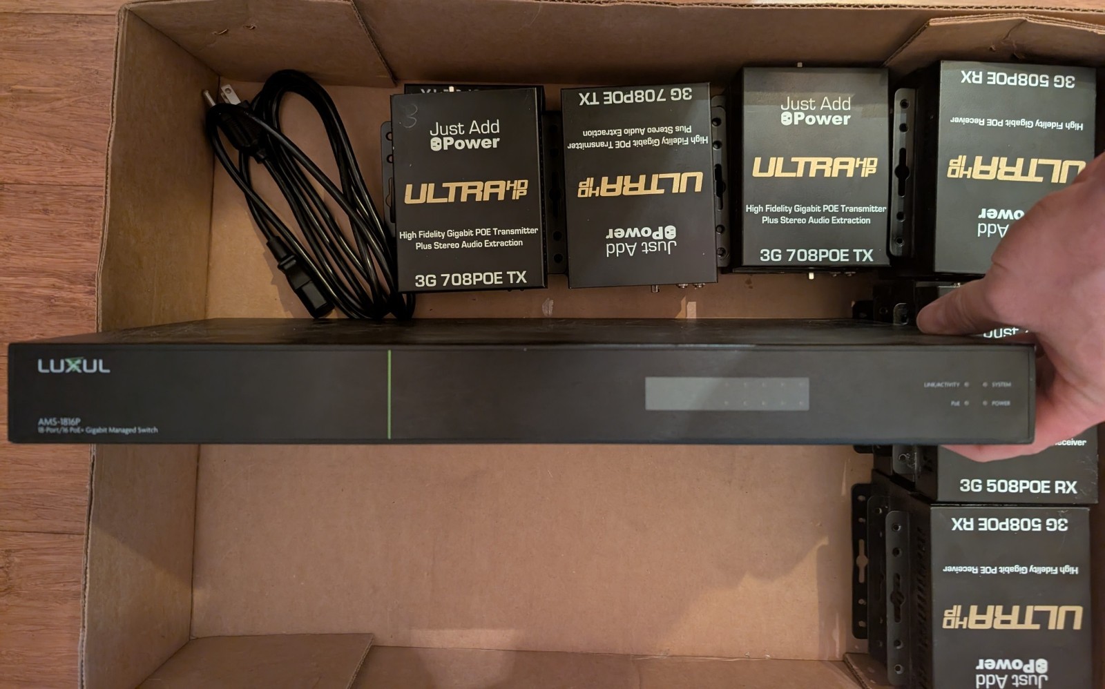 Just Add Power 3G Ultra Audo/Video over Network Kit - 9 RX, 6 TX (no switch)