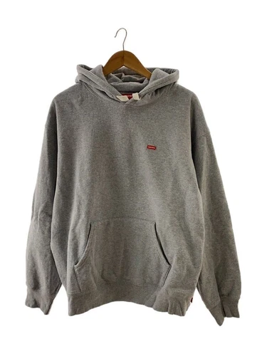 Supreme Felpa con Cappuccio 23SS Small Box Felpa con Cappuccio L Cotone Grigio Usata