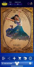 DIGITAL TOPPS DISNEY Mirabel LEGENDARY L/E GOLD SPARKLE /50 Read
