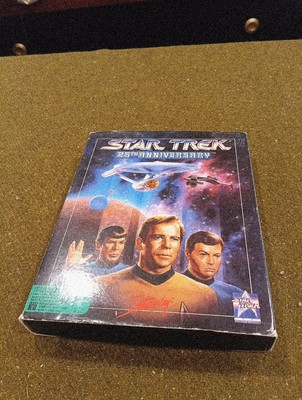 Star Trek 25th Anniversary Interplay IBM PC Game Big Box, 5.25'' CIB 1991