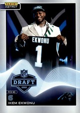 Ikem Ekwonu RC 2022 Panini Instant Draft Night #6 ROOKIE Panthers NFL  ID:165818