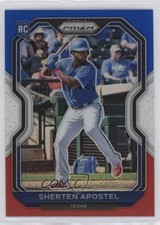 2021 Panini Prizm Tier II Red White & Blue Prizm Sherten Apostel #110 e9p