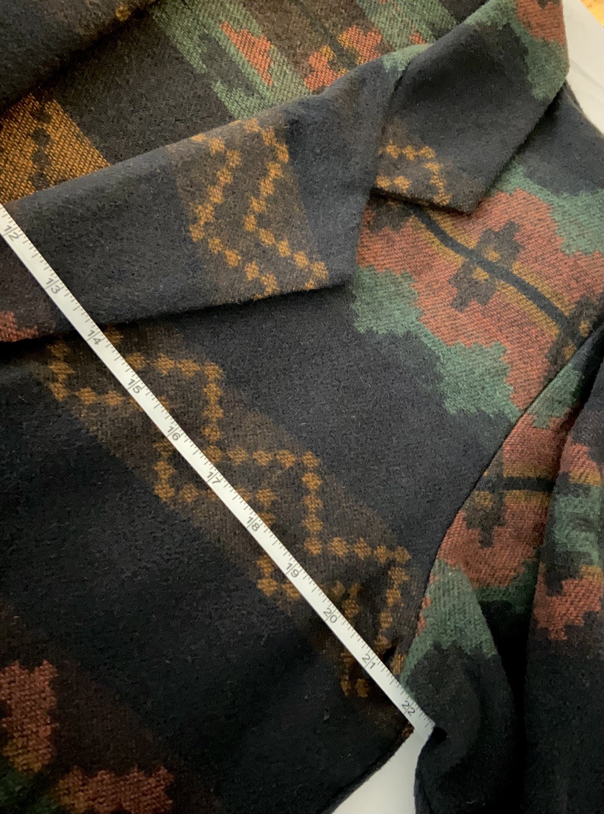 BE Basic Editions Vintage Wool Blend Southwestern… - image 8