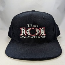 Vintage Disney 101 Dalmatians Movie Promo Hat Trucker 90s Snapback Cap DS