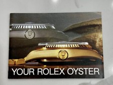 Original Vintage Rolex Your Oyster Booklet Manual Set Year 1988 ENGLISH CLEAN