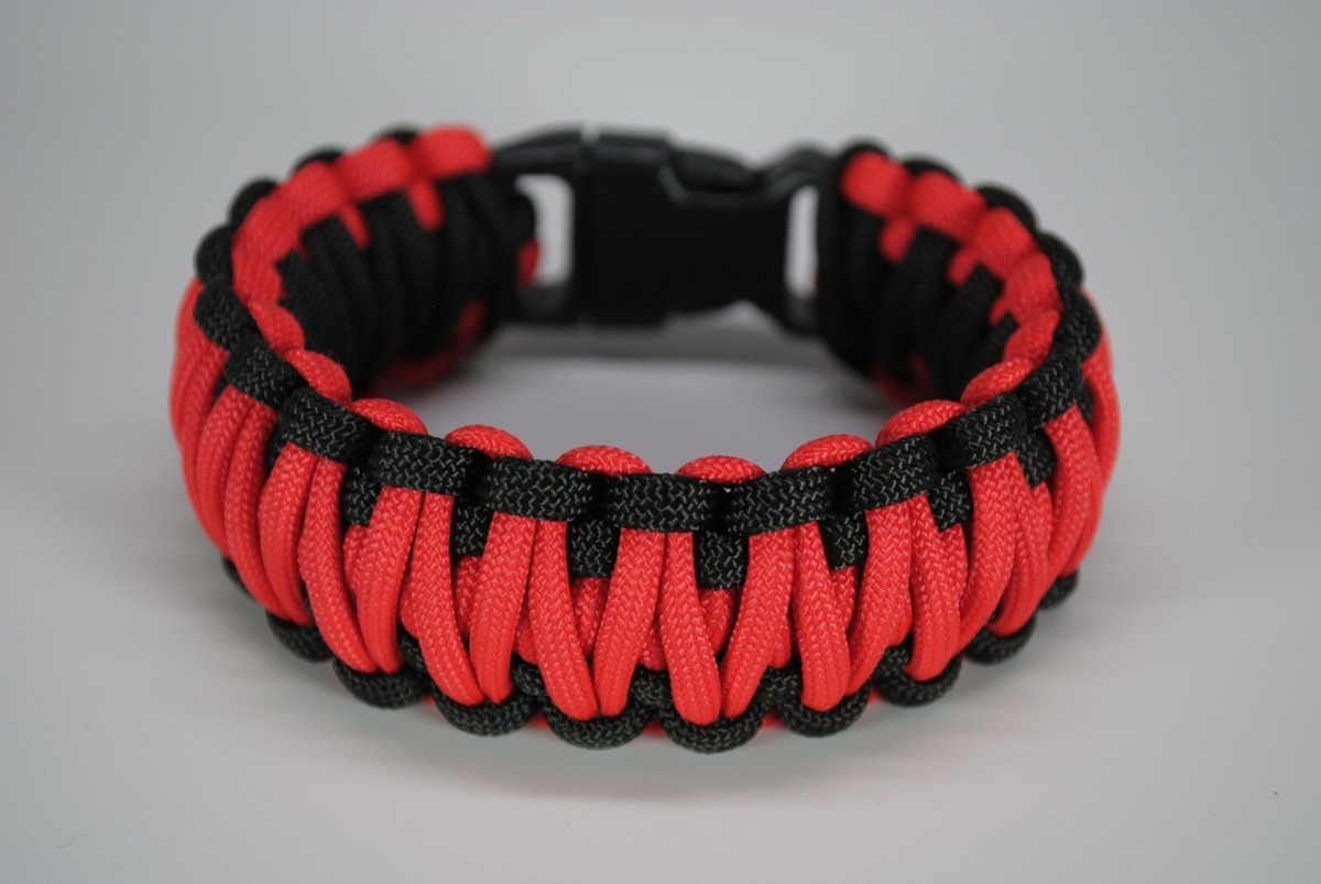 Tru550 Men's All Black Paracord Survival Bracelet - Adjustable, Fits Wrists 6-8 Inches - View #6