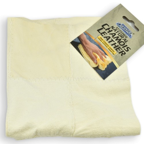 REAL CHAMOIS LEATHER CLOTH Car Cleaning Dry Polishing Shammy Glass NO