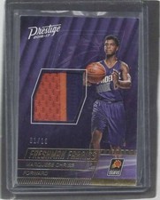 MARQUESE CHRISS 2016-17 PRESTIGE FRESHMAN FABRICS GOLD 2 COLOR PATCH RC #D 1/10