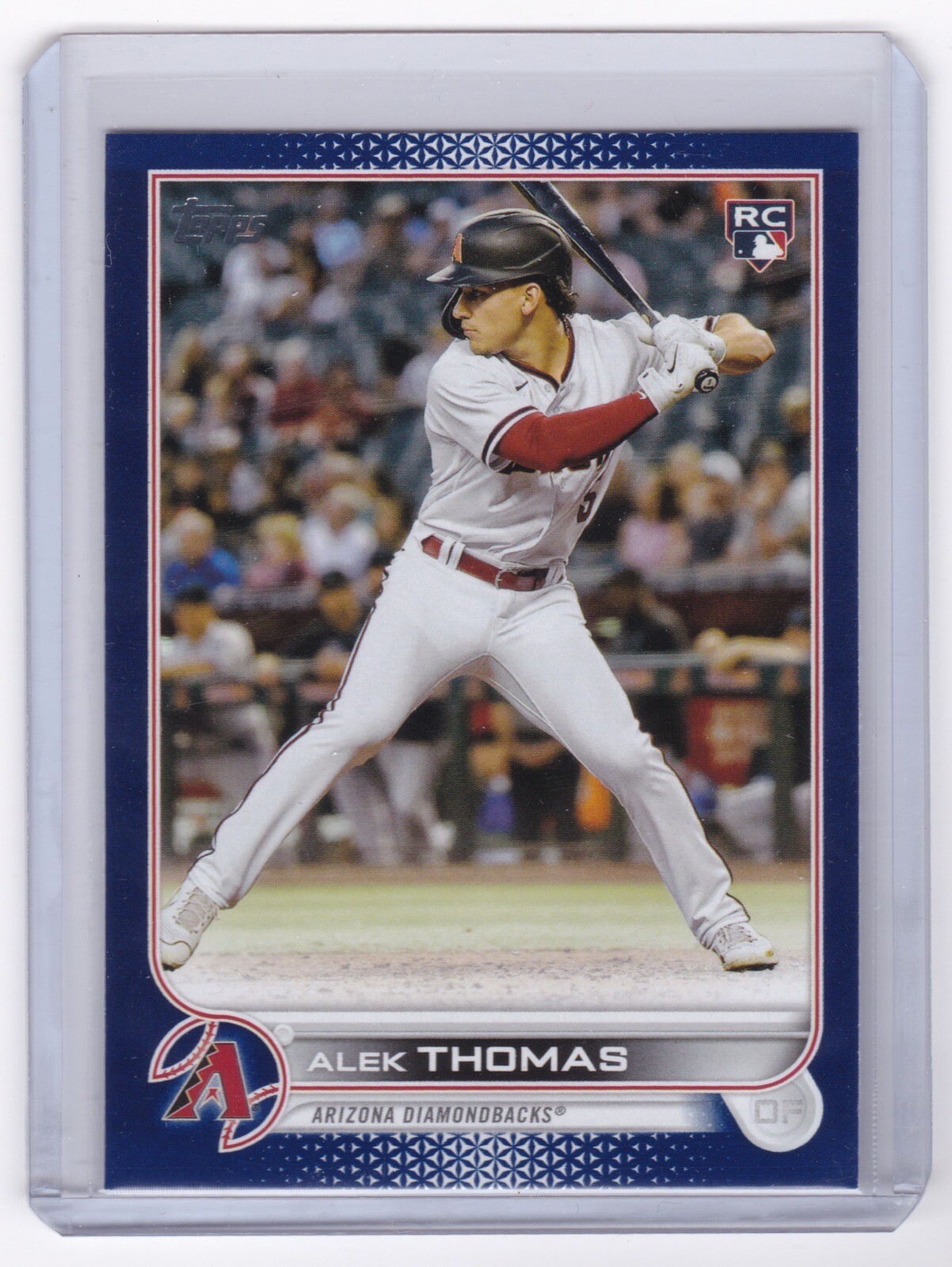 2022 Topps Update #US212 Alek Thomas Rookie RC Royal Blue Parallel Diamondbacks