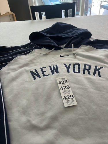 NY Yankees Nike Team Genuine Merch MLB Hooded Sweatshirt 2XL - Picture 5 of 5