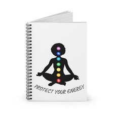 Chakra Notebook - Energy Protection Journal, Spiritual Spiral