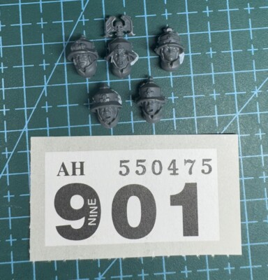 5 Freeguild Steelhelm Helm Kopf Städte von Sigmar Militarum Imperium Alte Welt