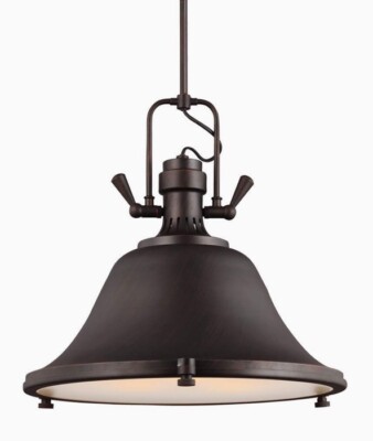 Sea Gull Stone Street 3 Light Pendant Dark Bronze 6514403BLE 710