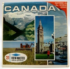 View Master A090, Canada, Nations of the World Series, Sawyer's, 3 Reel Set
