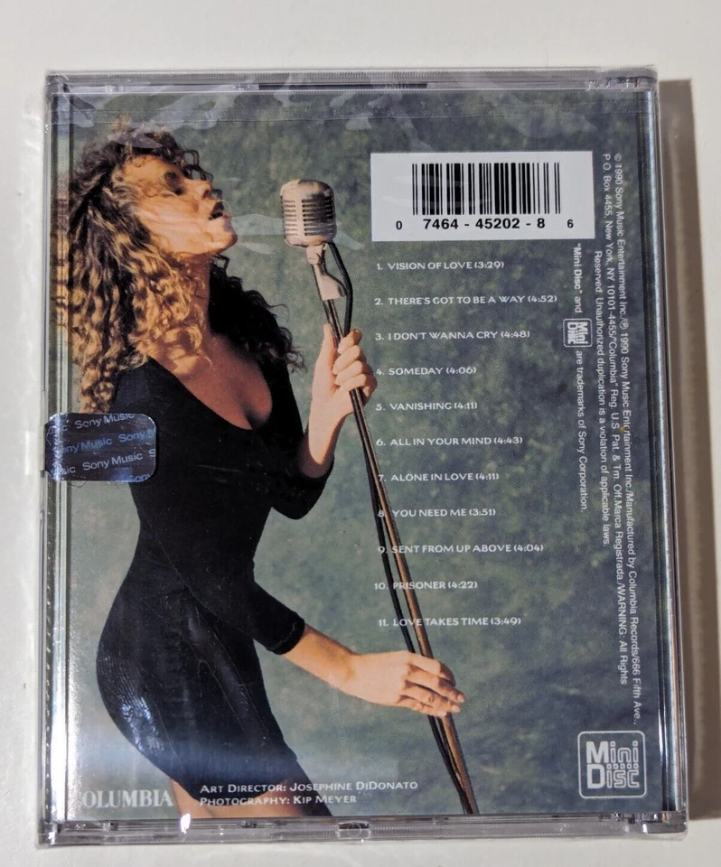 Mariah Carey MiniDisc Self-Titled Debut MD * NEW SEALED * - Image 3 of 4