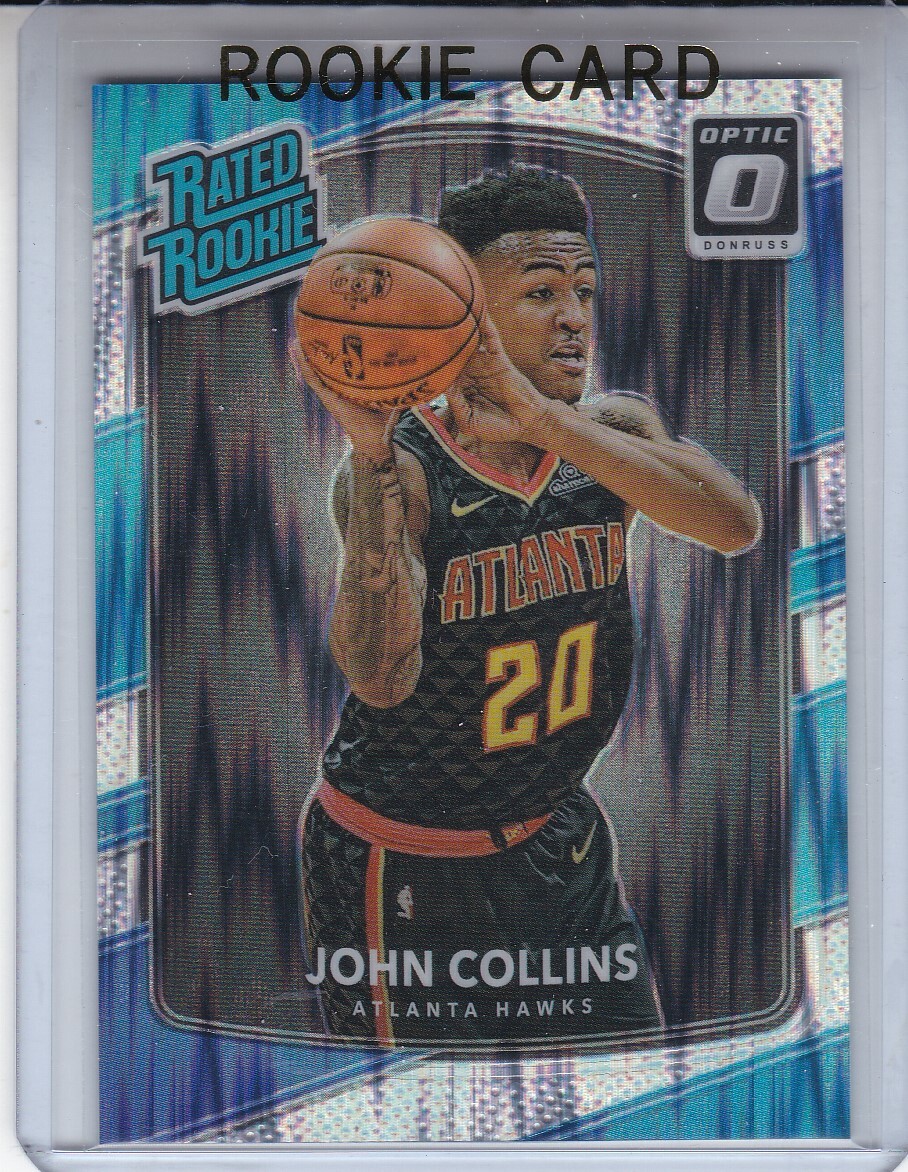 2017-18 OPTIC JOHN COLLINS SHOCK HOLO ROOKIE RC PRIZM REFRACTOR NEW TO CLIPPERS