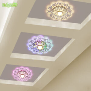 Details About Modern 5w Led Ceiling Light Crystal Hallway Lamps Porch Lighting Beautiful Lamp