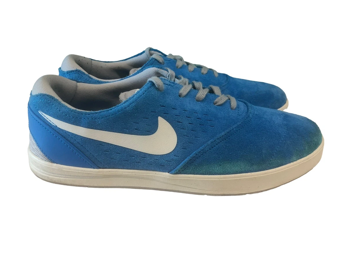 atención Monje Barriga Nike Eric Koston 2 Signature Lunarlon Blue Suede Sneakers 580418-40 US 10.5  | eBay