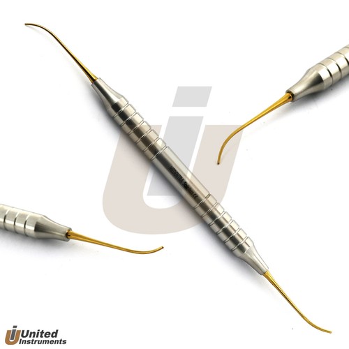 5Pcs Dental Carver Wax Modelling Pk Thomas Kit Gold Tip Double Ended - Picture 6 of 6