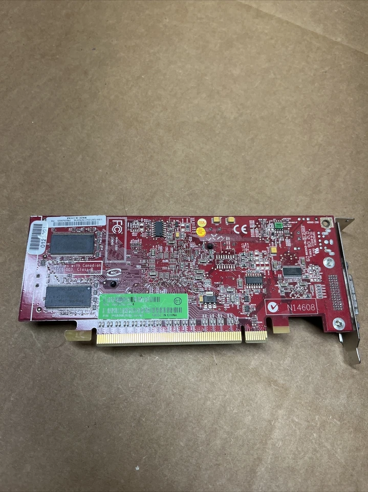 Low Profile 128MB PCI-E GRAPHICS CARD, FRU 39J9635 P/N 102A2592000, 8960 VER:200 - Image 3 of 4