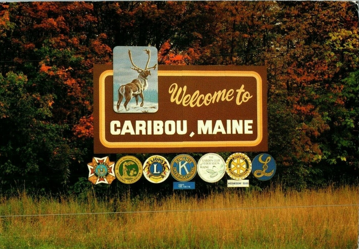 Maine State Welcome Sign Maine State Visitor Information Center