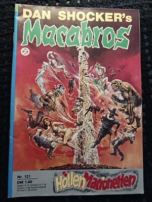 MACABROS Romanheft Nr.121 -HÖLLEN MARIONETTEN- Dan Shocker´s -