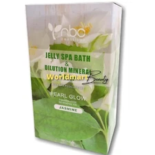 Jelly Spa Pedicure Set 1&2 Crystal Pearl Glow Foot Spa Scent Jasmine 30 Bags/box