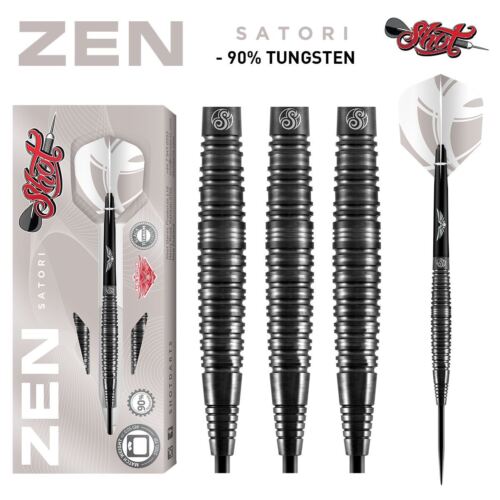 Shot Darts Zen Satori Steel Tip Dart Set-90% Tungsten-23gm