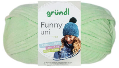 100 Gramm Gründl Funny Uni Mikrofasergarn Farbauswahl