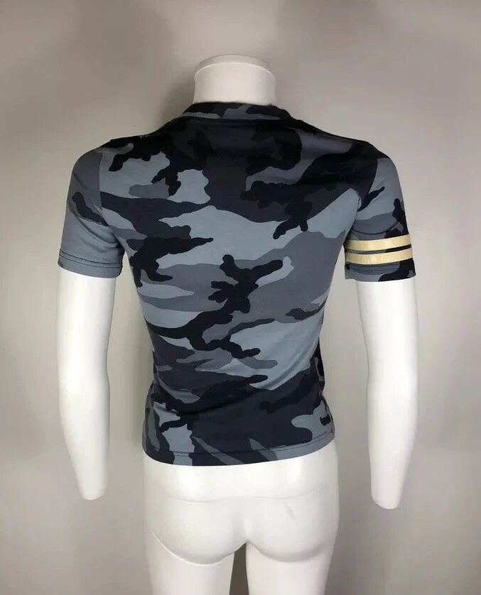 Camiseta De Colección Christian Dior por John Galliano Gris Camuflada FR36 US4 Foto 4 de 4