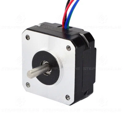 STEPPERONLINE Nema17 Schrittmotor 0,9 Grad Bipolar 1.2A 11Ncm 42x20mm 4-wire CNC - Bild 1 von 4
