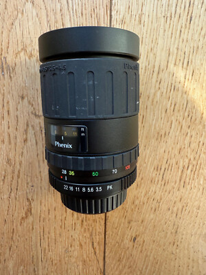 Phenix 28-105mm f3.5-4.5 Compact Zoom Objektiv für Pentax PK-A oder PK Fit oder DSLR