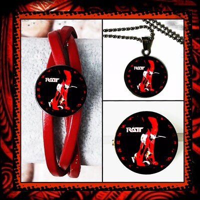RATT YOU RE IN LOVE SET OF 3   BRACELET NECKLACE PIN