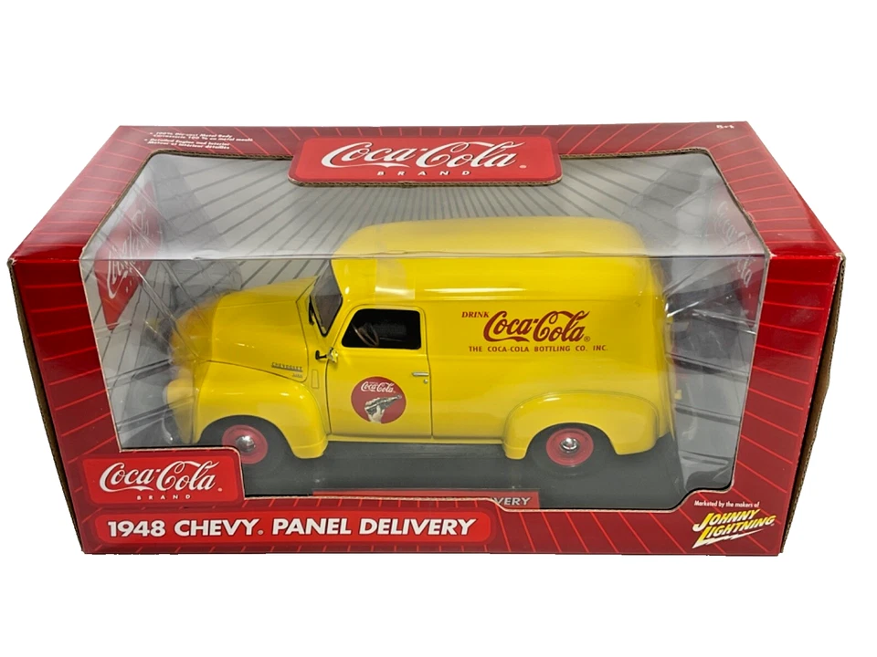 Johnny Lightning, 1948 Chevy Panel Delivery Coca-Cola Diecast, 1:18, 51000, NIB - Image 2 of 4