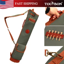TOURBON Lightweight Practice Carry Golf Bag Sunday Travel Canvas Driving Range